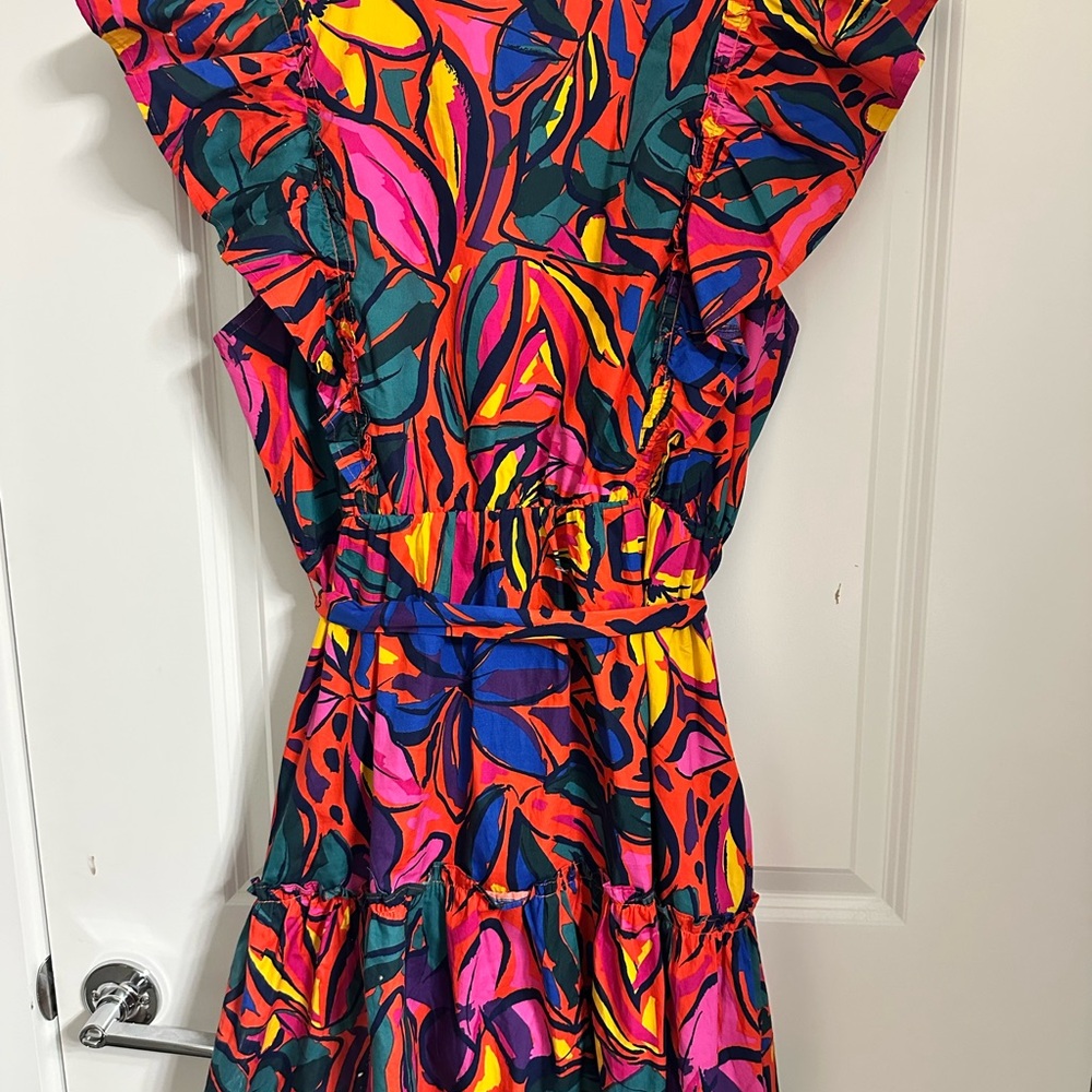 Sugar lips Vibrant Multicolor Floral Dress XL - Picture 4 of 10
